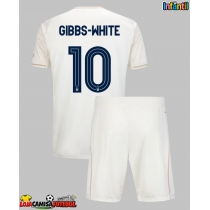 Camisa de Futebol Nottingham Forest Morgan Gibbs-White #10 Equipamento Secundário Infantil 2025-26 Manga Curta (+ Calças curtas)